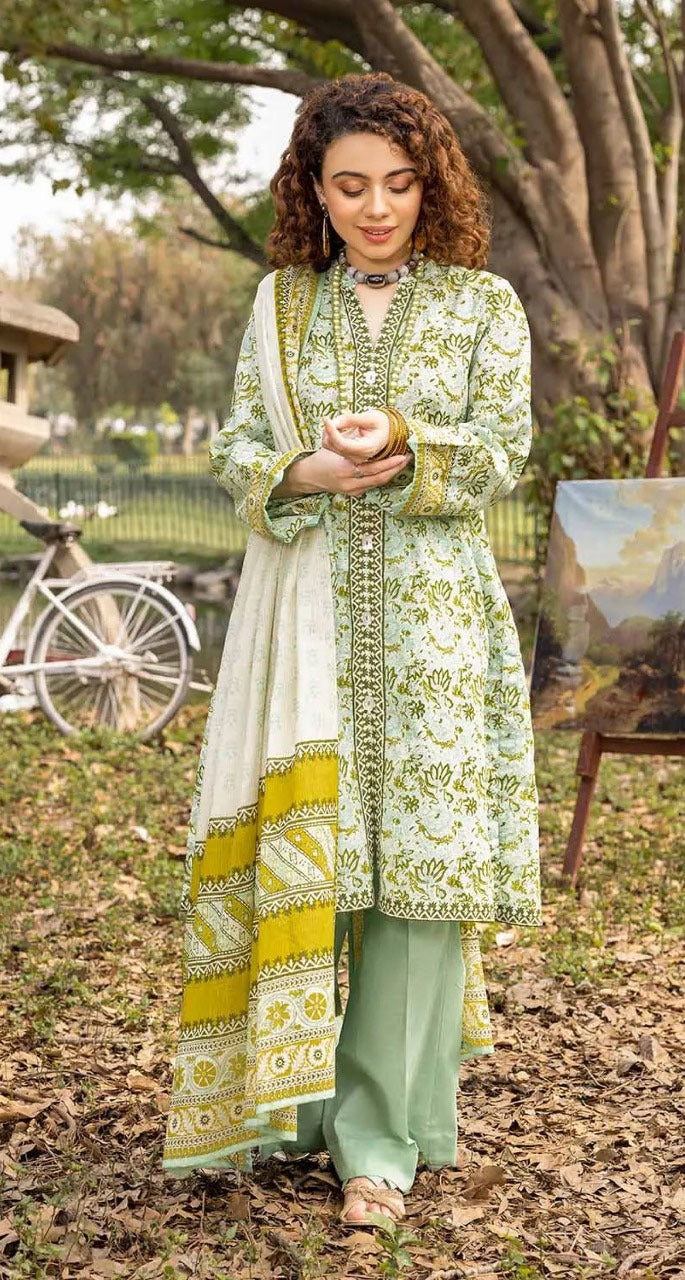 Gul Ahmed Unstitched Dress For Women | Eid Collection.