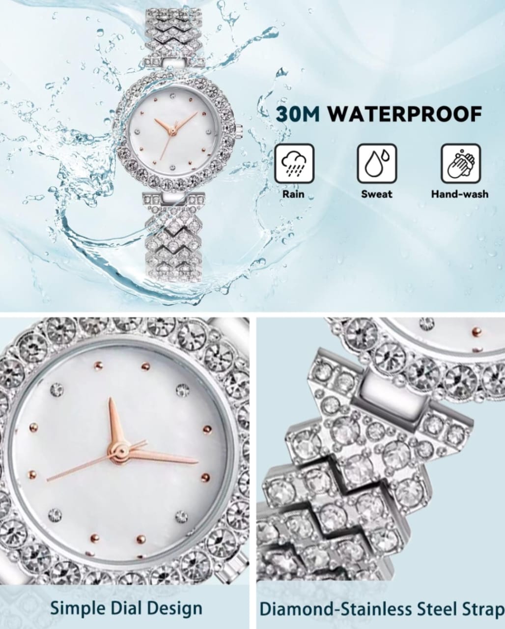 Women Fashion Elegant Wristwatch Quartz Watch For Girl Ladies.